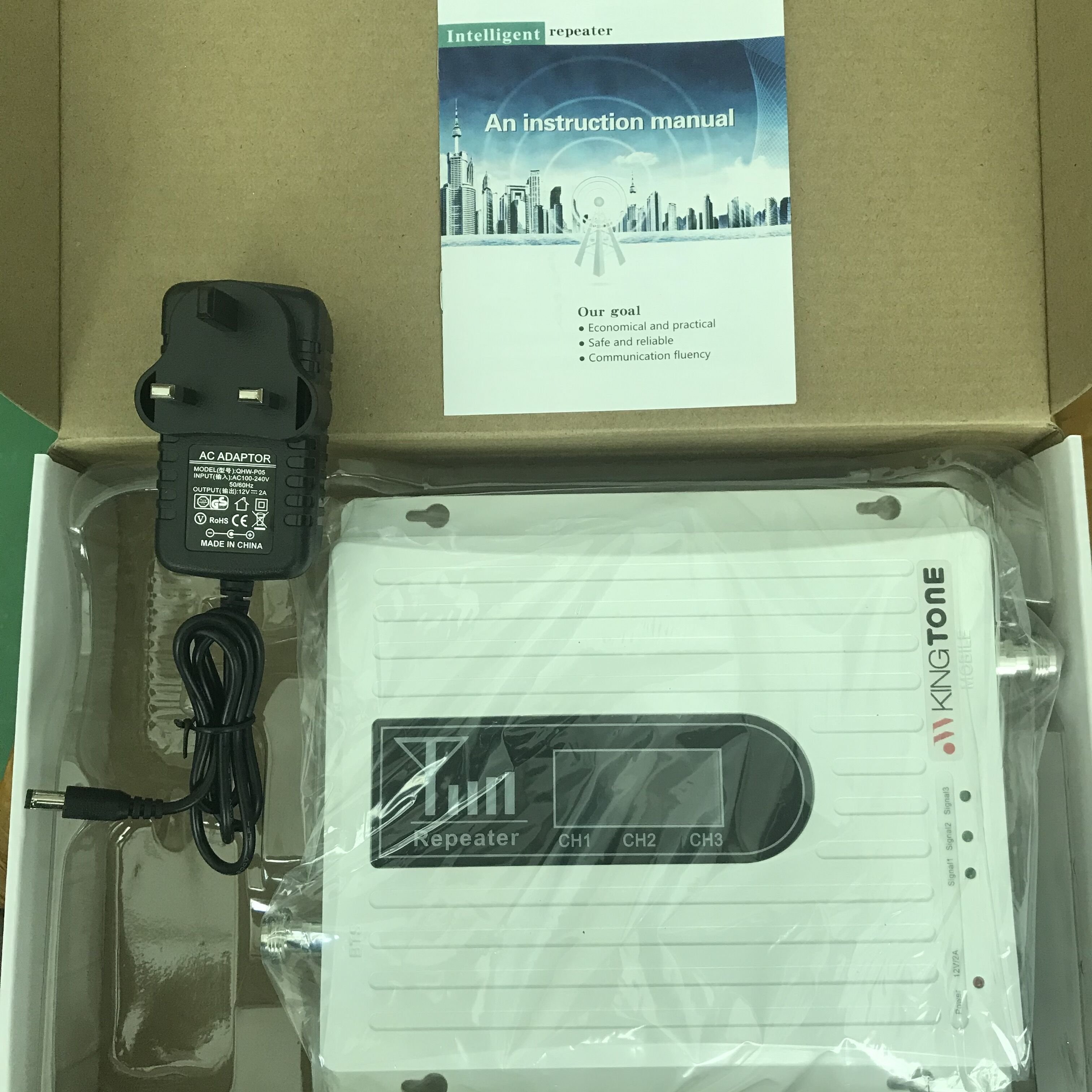Hot Sale KT-GDW92 900/1800/2100MHz Indoor 3-Bands Repeater 2G 3G 4G Lte Network Cell Phone Signal Booster for Mobile Phone